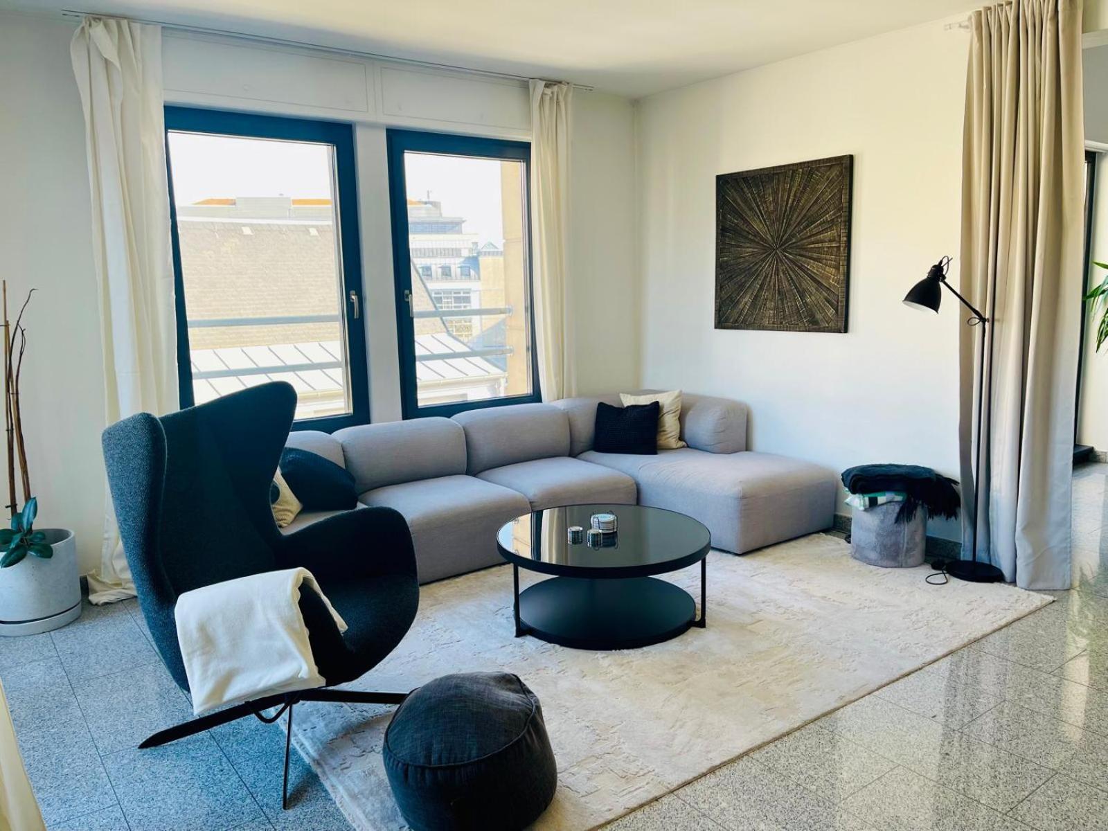 Appartamento Lux Penthouse - Office, Terrace, Gym & Parking Lussemburgo Esterno foto